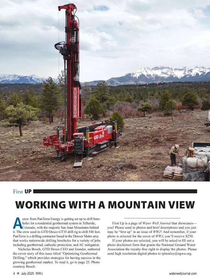Pantera Energy Featured in Water Well Journal June 2025