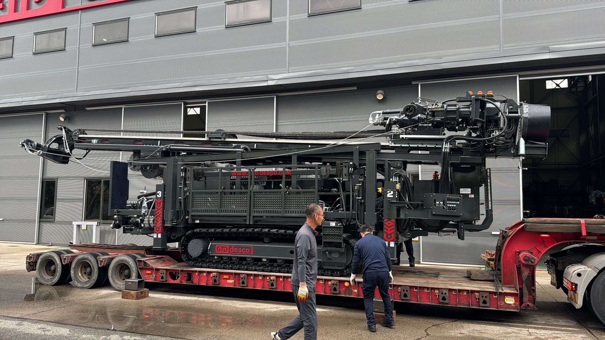 GT45 Drill Rig Rolling Off The Production Line